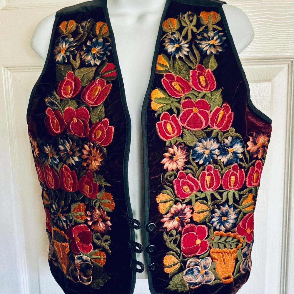 Guatemalan Embroidered Vest